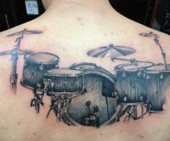 Drum tattoo -  Tatuaje Bateria