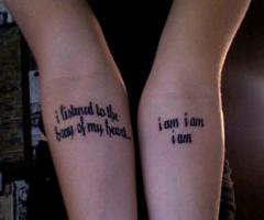 I listened of the bray of my heart, I am, I am, I am..
