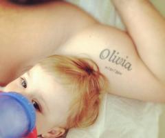 Olivia name tattoo