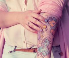 My Little Pony sleeve tattoo