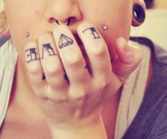 love and diamond tattoo