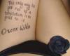 Tatto Frase de Oscar Wilde