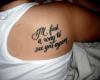 Tatto Frase I'll find a way to see you again