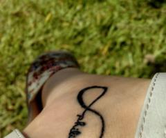 feet tattoo for women
