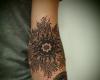 Flor puntillismo