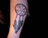 dream catcher on my left inner calf