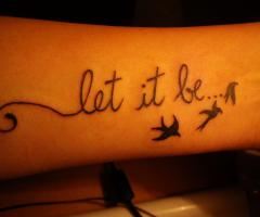 Just... Let it be.