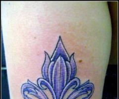 Lily Flower tattoo