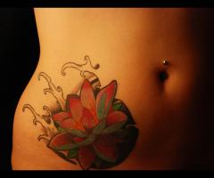 flor de loto vientre