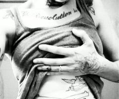 Gun tattoo