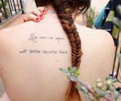 Rise and rise again until lambs become lions