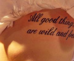 All good things are wild and free