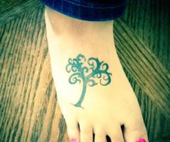 My foot tattoo