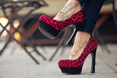 Tatuaje en pies