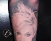 Portrait of Gwen Stefani tattoo