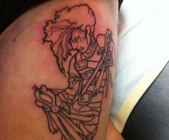 Edward Scissorhands tattoo