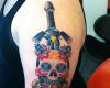 Zelda sugar skull tattoo