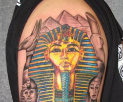 Egyptian tattoos design full color