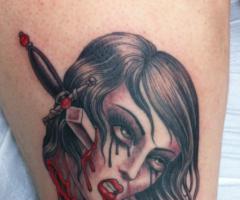 Decapitated Lady tattoo