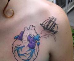 Real Heart tattoo