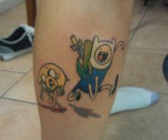 Tatuaje de Adventure Time