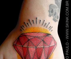 Tatuagem de diamante