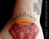 Tatuagem de diamante