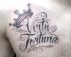 Tatuagem de virtu e fortuna