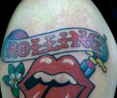 Tatuagem de língua dos Rolling Stones
