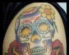Tatuagem das caveiras mexicanas