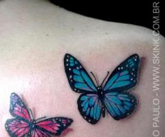 Tatuagem de borboletas