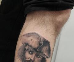 Tatuaje del capitan Jack Sparrow