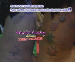Estrellas en cuello con colores
