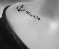 I refuse to sink
