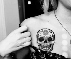 Tatuagem de caveira mexicana