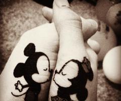 Tatuagem Mickey e Minnie