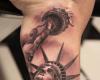 freedom statue tattoo