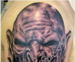 Tattoo of Orc in Lord of the Rings