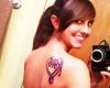 Love back tattoo
