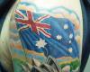 Tatuaje de la bandera de Australia