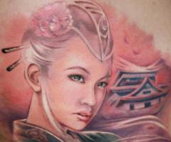 Geisha tattoos for men and women