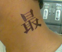 Chinese writing tattoos