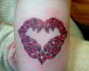 Celtic heart tattoo