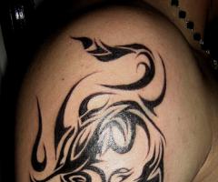 Taurus tattoos tribal for men