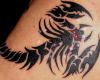 Scorpio tribal tattoo for men