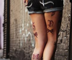 Sexy girls with tattoos