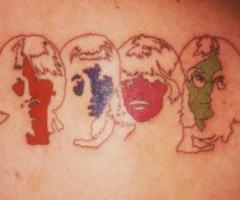 Tatuaje de The beatles