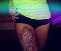 skull catrina tattoo