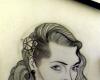 Retrato del rostro de una mujer