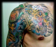 Tatuagem feita em Bofete Effect le Fills